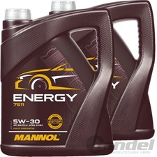 2x 5L MANNOL ENERGY 5W-30 MOTORÖL passend für VW 505.00 BMW LL-98 MB 229.5