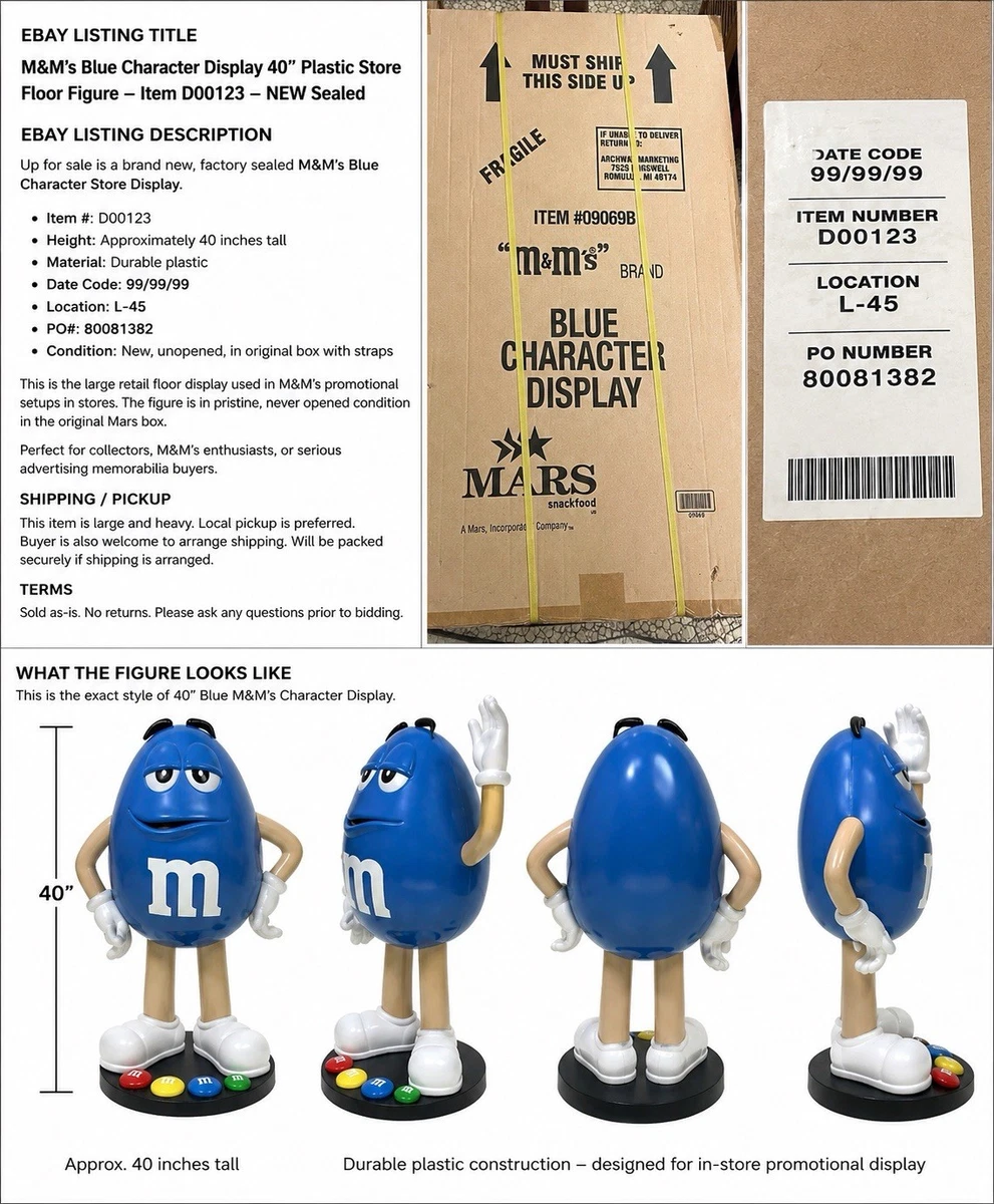 M&M Store Display for sale | eBay