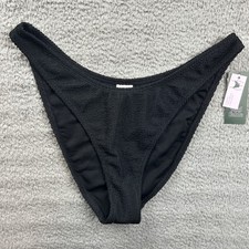 Wild Fable Womens XL 16 Pucker Textured Low Rise High Leg Cheeky Bikini Bottom