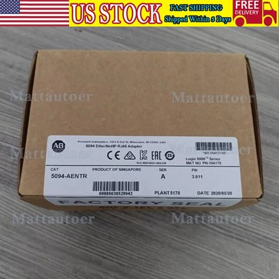 Allen Bradley 5094-AENTR Flex 5000 2-Port EtherNet/IP Adapter Module US Free Tax