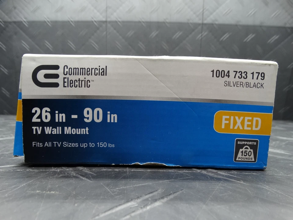 Commercial Electric Fixed TV Wall Mount for 26 in. - 90 in. TVs MB-19051N - Image 4 of 4