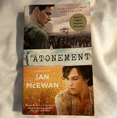 Atonement by Ian McEwan Paperback Novel Fiction, English, General Topic