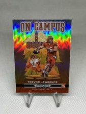 2021 Panini Prizm Draft Picks On Campus Trevor Lawrence Case Hit Rookie Card. rookie card picture