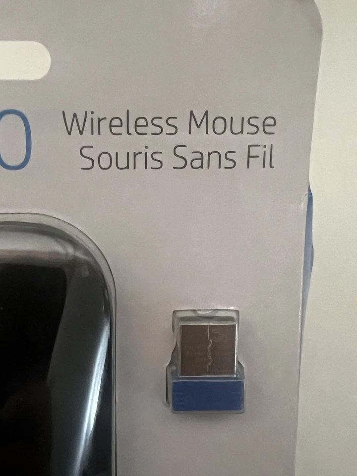 2 HP Z3700 Short Wireless Computer Mouse with USB Dongle Black 1 New - Image 4 of 4