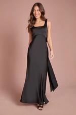 Coast Black A-Line Dress Womens Bridesmaids Dresses