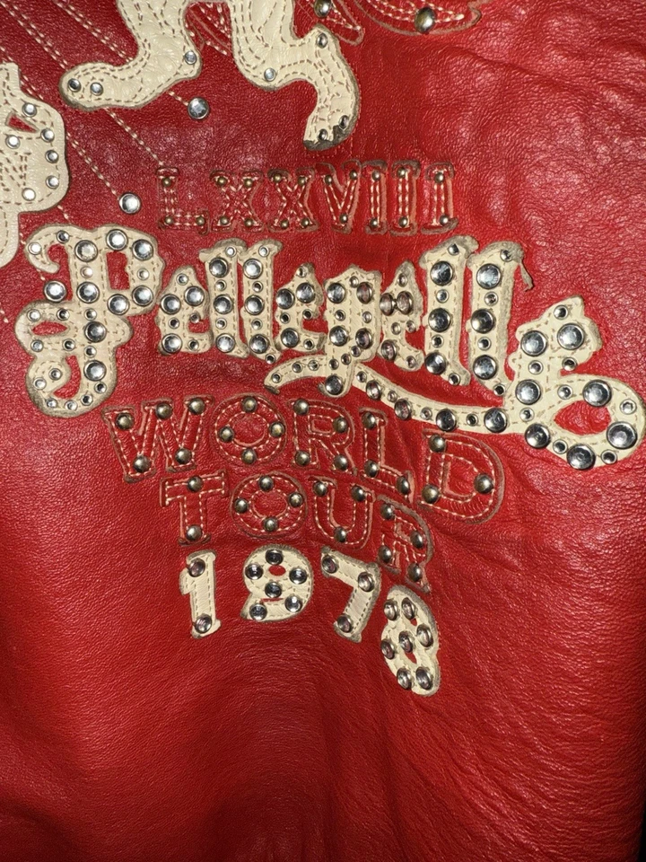 Pelle Pelle Marc Buchanan LXXVIII Legends World Tour 1978 Red Bling - Image 3 of 4
