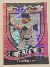 2021 Panini Chronicles Crusade Aaron Judge #13 Pink Pulsar Prizm NY Yankees