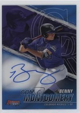 2021 Bowman's Best of Blue Refractor 63/150 Benny Montgomery #B21-BM Auto 03j5
