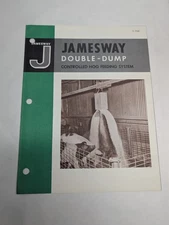 JAMESWAY DOUBLE DUMP HOG FEEDING CATALOG 1961 SALES LITERATURE BROCHURE F154