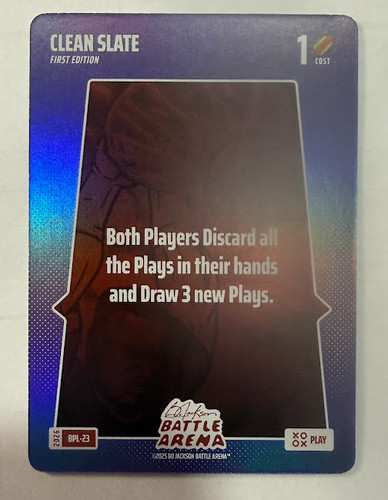 2026 Bo Jackson Battle Arena Clean Slate Bonus Play Foil SSP BPL-23 RARE
