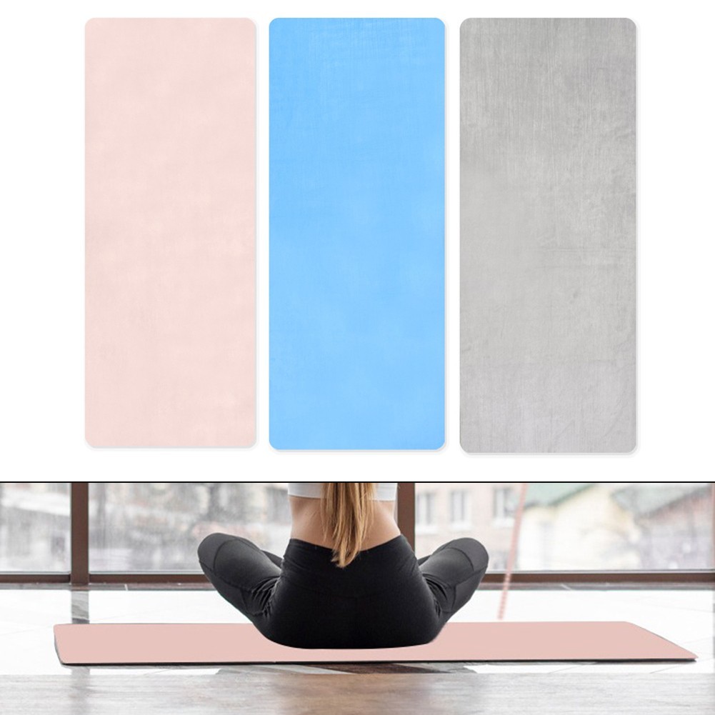Mikrofaser Yogamatte Handtuch rutschfest und saugf?hig Ma?e 184 cm x 62 cm