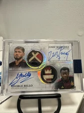 2022 Topps Renaissance Josef Martinez George Bello 1/1 Double Patch/Autograph
