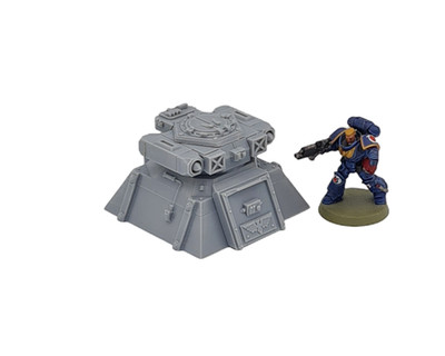 Sentry Turret (Twin M. Launcher) - Geländeszenerie kompatibel mit 40k Kill Team