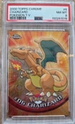 2000 Topps Chrome Pokemon TV #6 Charizard PSA 8 NM-MT