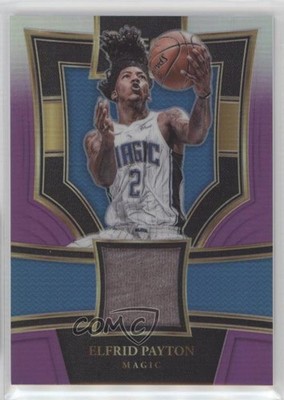 2017-18 Panini Select Swatches Purple Prizm 55/99 Elfrid Payton #SS-EPT 1p5