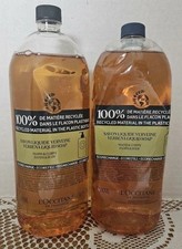 L'OCCITANE Shea VERBANA LIquid Soap REFILL Hand Body 16.9 fl oz Ea. X 2 France