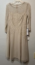 Adrianna Papell Papell Studio Beaded Cocktail Dress 8 New With Tag