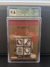 The Legend of Zelda Nintendo NES CIB Complete in Box CGC Qualified Graded 9.6!