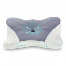 Ergonomic Cervical Memory Foam Pillow for Neck and Shoulder Pain Relief