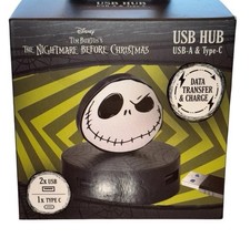 Disney Jack Skellington USB Hub Charging & Da...