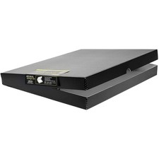 16x20 Inch Black Clamshell Archival Folio Storage Box 1.75 Deep AcidFree