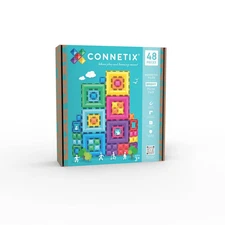 CONNETIX Magnetic Tiles Bright Portal Pack 48pc