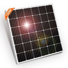 DOKIO 150 Watt 18 Volt Monocrystalline Solar Panel High Efficiency ... Fast Ship