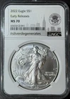 2022 American Silver Eagle Early Releases NGC MS70