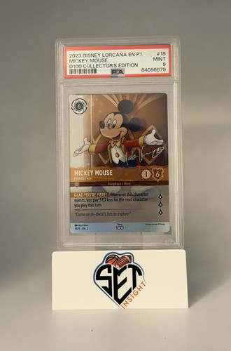 Mickey Mouse - Friendly Face graded PSA 9 for sale on eBay