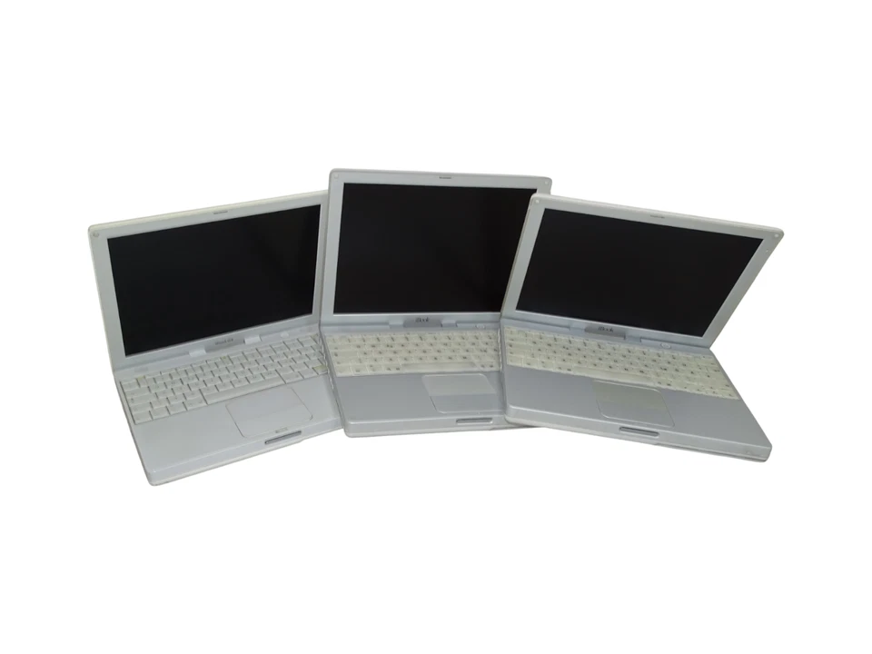 ⭐ 3x Apple iBook A1005 M6497 G4 A1133 Retro Laptop Computer Rechner ⭐