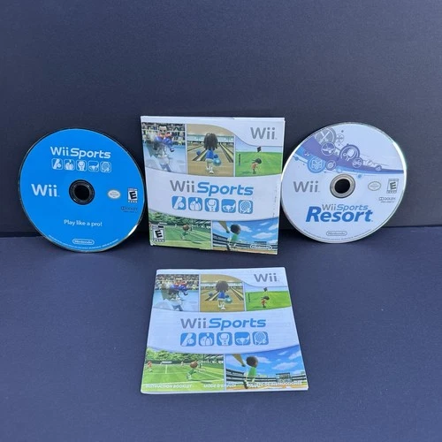 New ListingWii Sports & Wii Sports Resort Wii Tested, Authentic With Manuel Used