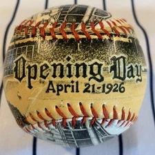 Unforgettaball Opening Days 1926 Cubs Reds Baseball Souvenir Ball