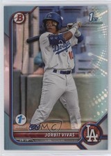 2022 Bowman 1st Edition Sky Blue Foil Jorbit Vivas #BPPF-24 jc3