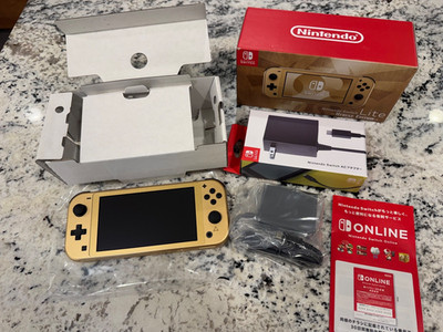 Nintendo Switch Lite Zelda Edition Handheld Console Hyrule Gold