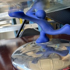 Alessi Bimboveloce By Mattia Di Rosa Designer Rare Cake Raised Stand Blue