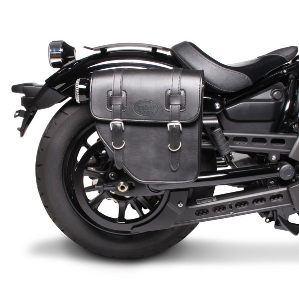Satteltasche FüR Yamaha XV 535 Virago Texas Schwarz Rechts-image