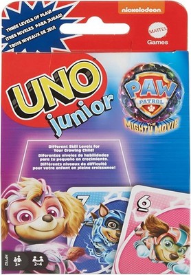 UNO Junior Paw Patrol: Der mächtige Film Kinder Kartenspiel für Familie