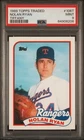 1989 Topps Traded TIFFANY NOLAN RYAN #106T PSA 9 Mint HOF Texas Rangers