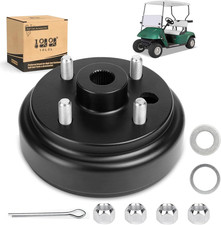 EZGO TXT Golf Cart Brake Drum Hub Assembly, 4-Cycle Gas, OEM Replacement