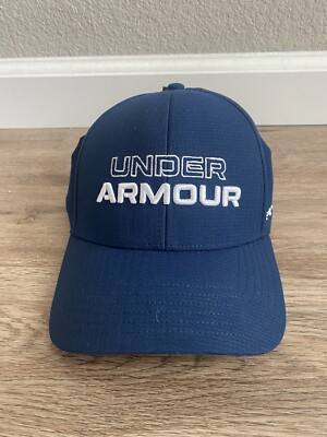 NWT Under Armour Golf UA Jordan Spieth Navy Tour Classic Fit Hat - Size M/L