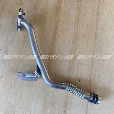 Genuine MERCEDES M177 Turbo Oil Line Drain Left AMG C63s 