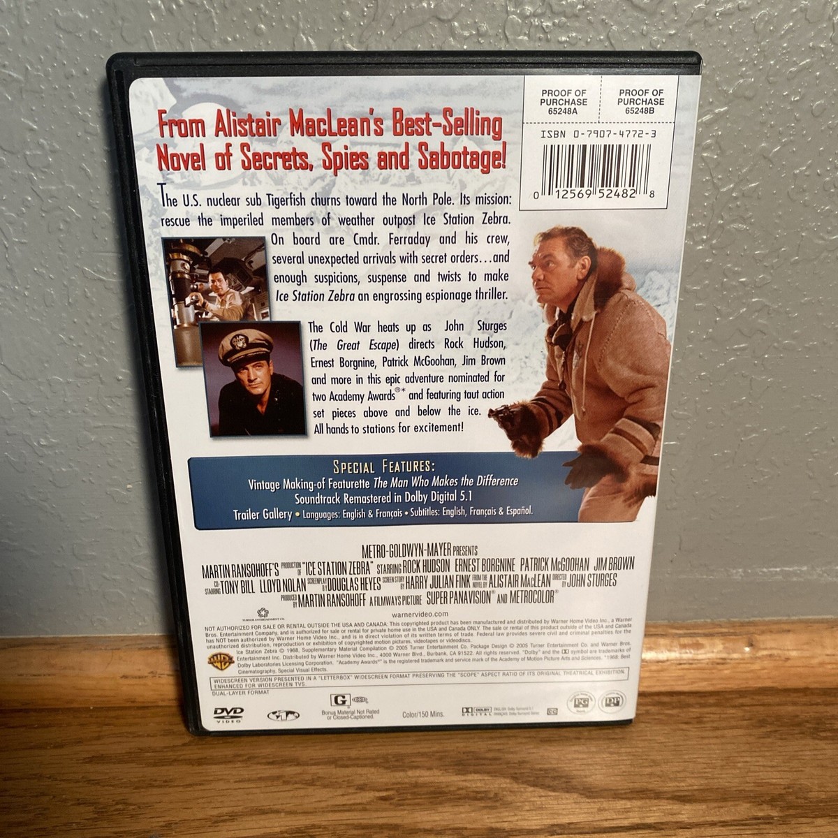 Ice Station Zebra DVD Mint Condition 12569524828| eBay