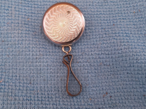 VINTAGE KETCHUM & MCDOUGALL ANSTECKNADEL BROSCHE EINZIEHBARES KETTENANHÄNGER / SCHLÜSSELHALTER