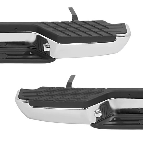 Chrome/ Black Complete Rear Bumper Assembly For Nissan Frontier 1998-2021 Steel - Picture 9 of 58
