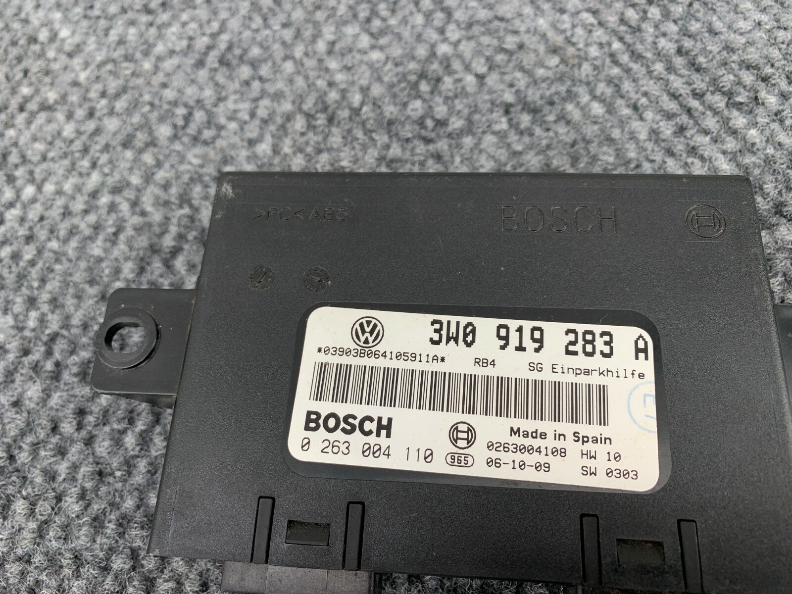 Bentley Continental GT 2004-2010 Parking assist module P/N 3W0919283