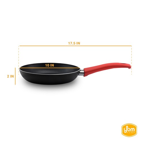 YBM Home Teflon Classic Nonstick Fry Omelet Sauté Deep Frying Pan Skillet - Picture 14 of 23