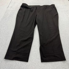 Nine West Pants Womens 28WS Barely Bootcut Black Comfort Waist Office Flat Front