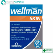 Image of Vitabiotics Wellman Skin 60 Tablets-Contains Nutrients To Support Skin, Hair &Na