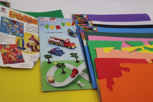 Fun Foam Destash Sheets & Booklet-Crafts