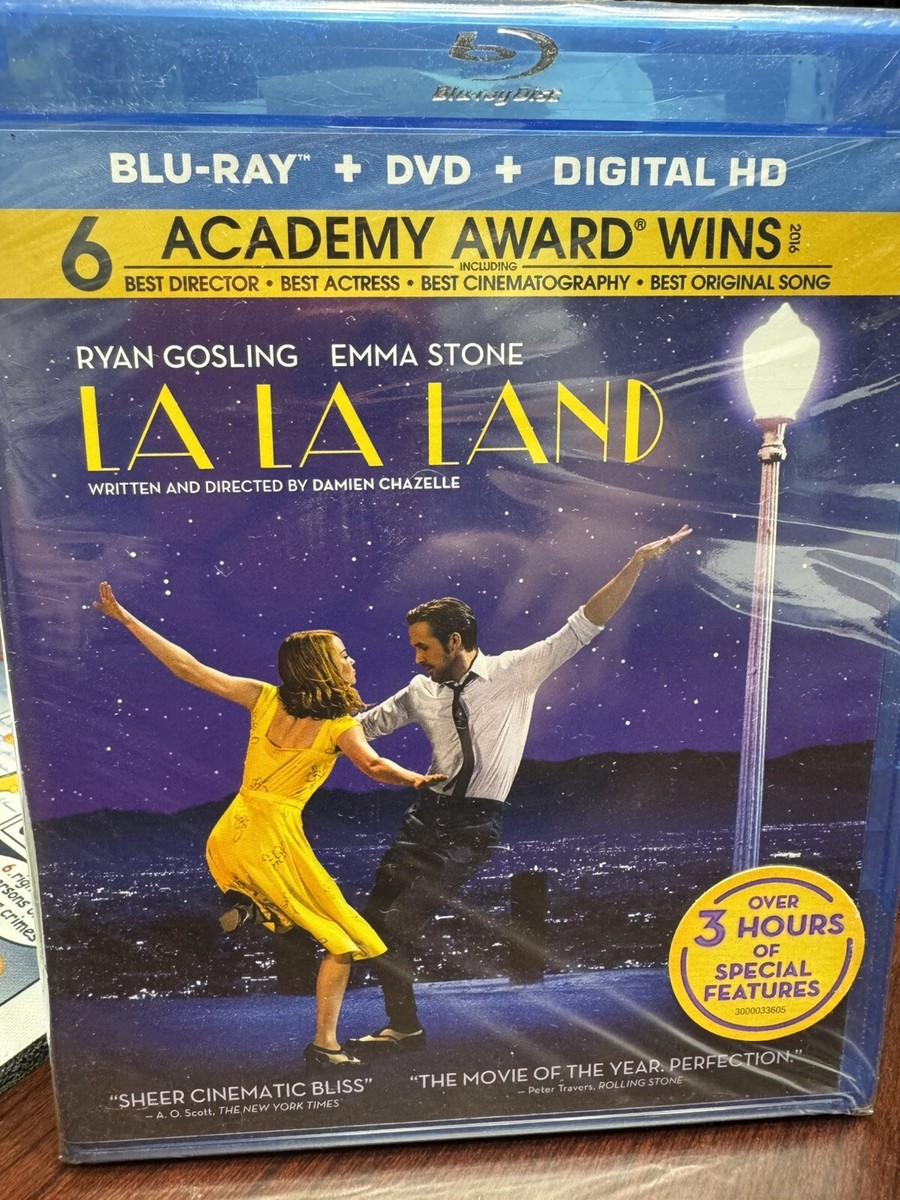 La La Land [Blu-ray DVD Digital HD] Factory Sealed Emma Stone Ryan  Gosling